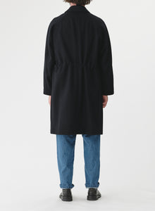 BLACK WOOL COAT