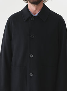 BLACK WOOL COAT