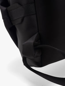 SAVA SLEEK NYLON BLACK BACKPACK