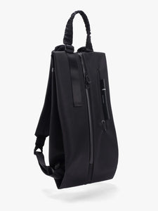 DALA SLEEK NYLON BLACK BACKPACK