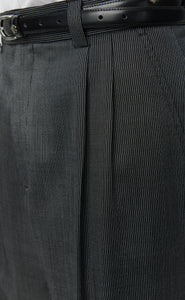 CLASSIC TROUSERS - FINE SILVER STRIPE