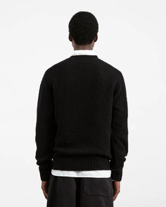 SUEDEHEAD CREW NECK KNIT BLACK