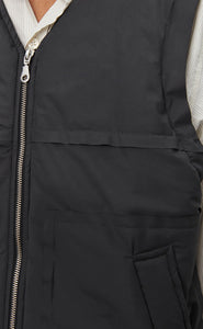 PADDED VEST  BLACK