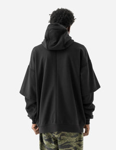 KIMONO HOODED SWEAT