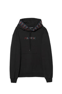 ALASKAN HILL TRIBE EMBROIDERED HOODED SWEAT - THE ROOM BY BASMATEE