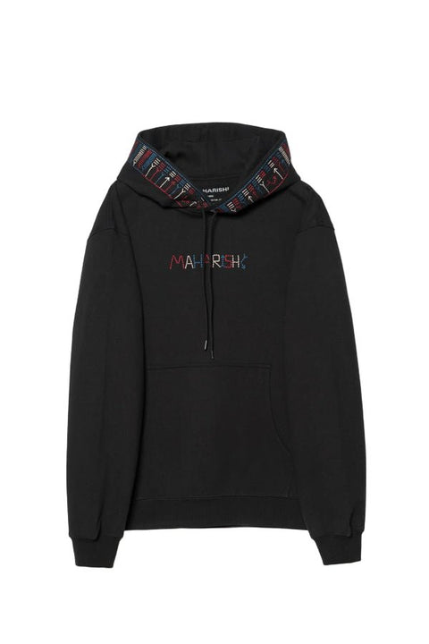 ALASKAN HILL TRIBE EMBROIDERED HOODED SWEAT - THE ROOM BY BASMATEE