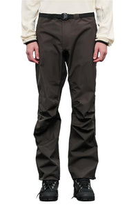 ARC PANTS - DARK SOIL GREY - THE ROOM BY BASMATEE