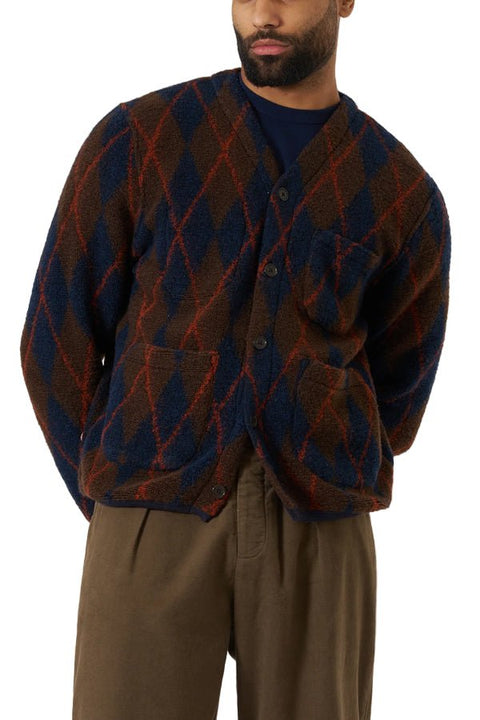 ARGYLL FLEECE CARDIGAN - THE ROOM BY BASMATEE