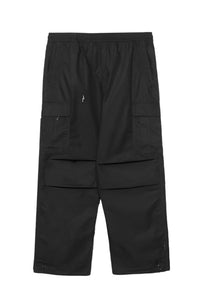 ASYM CARGO TRACK PANTS BLACK - THE ROOM BY BASMATEE