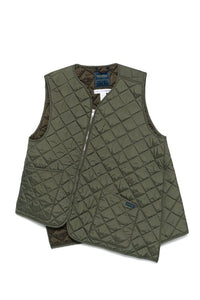 ASYMETRIC GILET OLIVE - THE ROOM BY BASMATEE