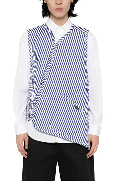 ASYMETRIC GILET STRIPED - THE ROOM BY BASMATEE