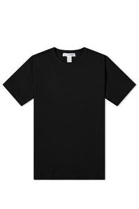 BASIC BLACK TEE - LOGO NECK - THE ROOM BY BASMATEE