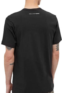 BASIC BLACK TEE - LOGO NECK - THE ROOM BY BASMATEE