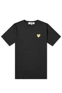 BASIC CDG GOLD LOGO TEE - THE ROOM BY BASMATEE