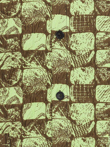 BIG SHIRT - FOOTPRINTS BROWN - THE ROOM BY BASMATEE