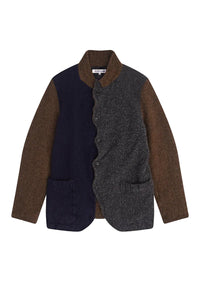 BLOCK WOOL BLAZER
