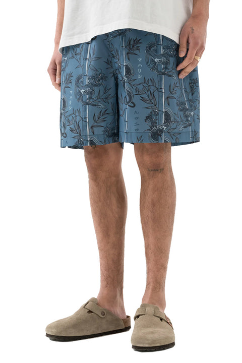 DRAGON BAMBOO SWIM SHORTS BLUE