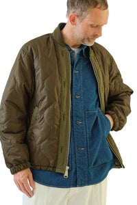 BOMBER GREEN REVERSIBLE - THE ROOM BY BASMATEE