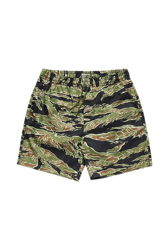 TIGER STRIPE CAMO SWIM SHORTS