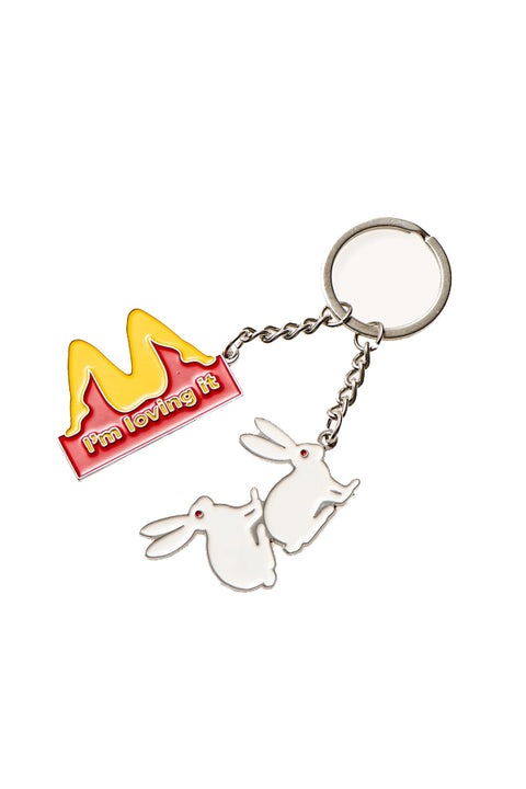 HUNGRY BUNNIES KEYCHAIN