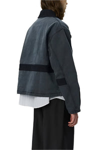 CLAPS JACKET - WASHED BLACK - THE ROOM BY BASMATEE