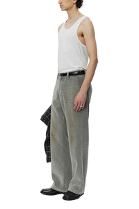 CORD TROUSERS - STAINED GREY