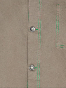 DART DENIM JACKET - WALNUT - THE ROOM BY BASMATEE