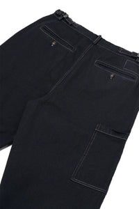 COVERALL PANT BLACK DENIM