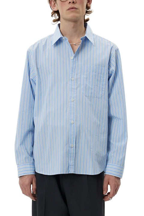 DISTANT SHIRT - FINANCE STRIPE - THE ROOM BY BASMATEE