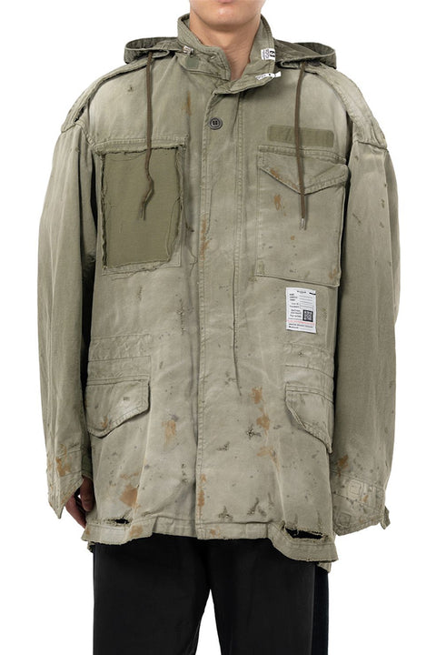 DISTRESSED FIELD JACKET