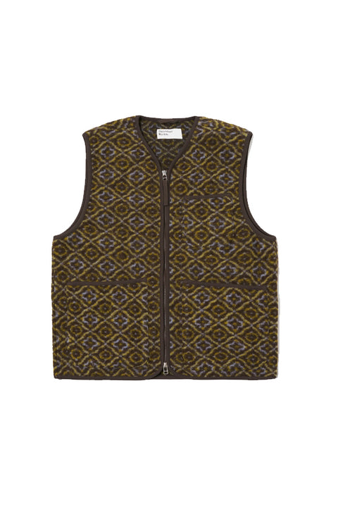 ZIP GILET GEOMETRIC