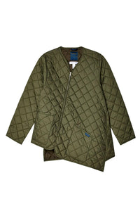 LAVENHAM BIAS THORNHAM JACKET OLIVE