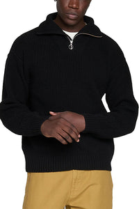 FLY DECK SWEATER DELTA BLACK