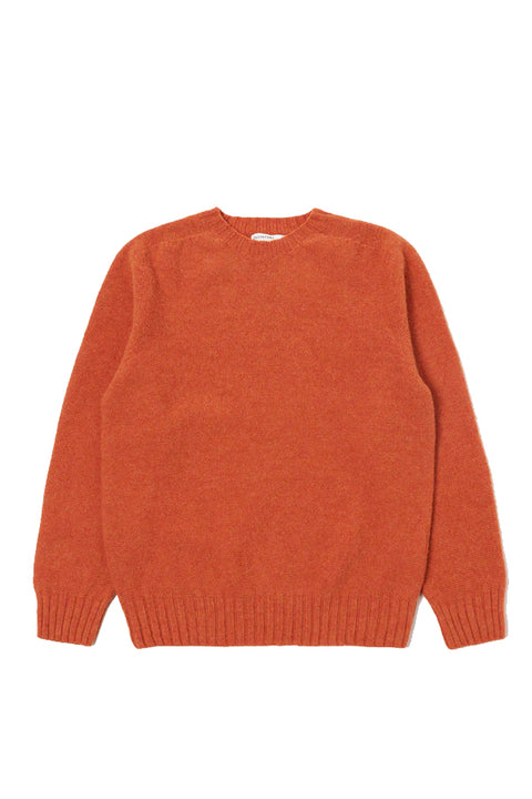 SEAMLESS CREW BURNT ORANGE