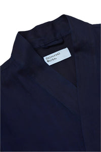 KYOTO HERRINGBONE DARK INDIGO - THE ROOM BY BASMATEE