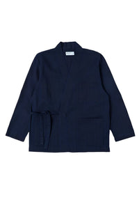 KYOTO HERRINGBONE DARK INDIGO - THE ROOM BY BASMATEE