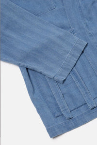 KYOTO HERRINGBONE WASHED INDIGO - THE ROOM BY BASMATEE