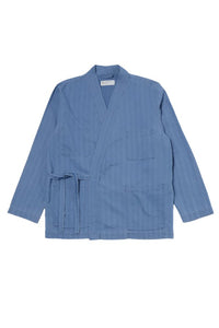 KYOTO HERRINGBONE WASHED INDIGO - THE ROOM BY BASMATEE