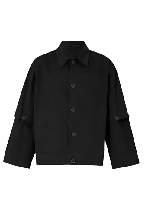 BUTTON JACKET BLACK