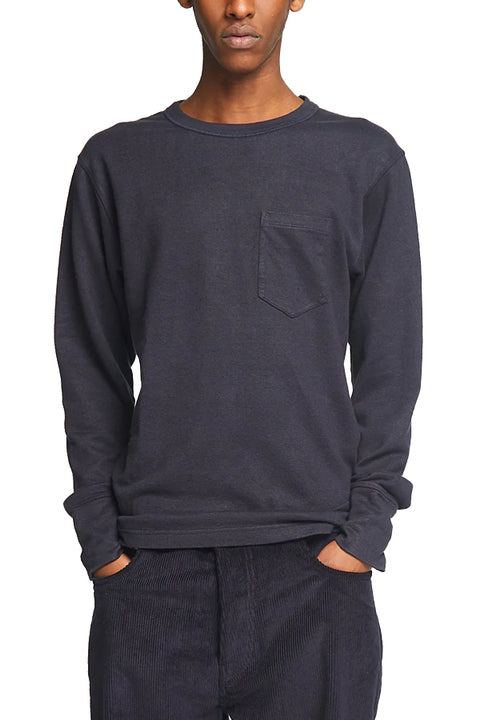 L/S POCKET T MILITARY JERSEY NAVY