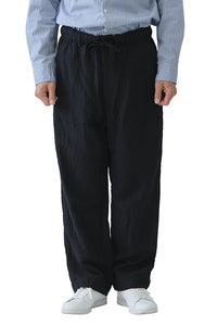 COTTON LINEN PANTS NAVY