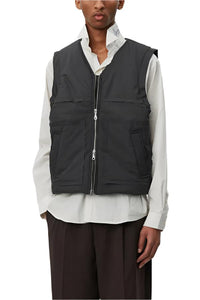 PADDED VEST BLACK - THE ROOM BY BASMATEE