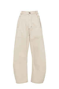 SHADE DENIM PANTS - TAN