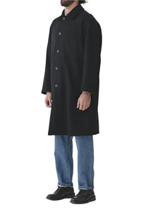 BLACK WOOL COAT