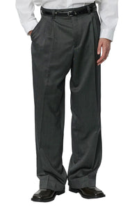 CLASSIC TROUSERS - FINE SILVER STRIPE