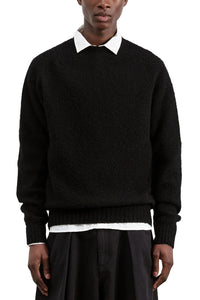 SUEDEHEAD CREW NECK KNIT BLACK