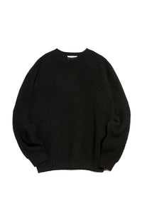 SUEDEHEAD CREW NECK KNIT BLACK