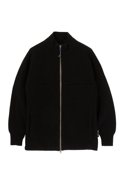 FELTED JACKET - BLACK