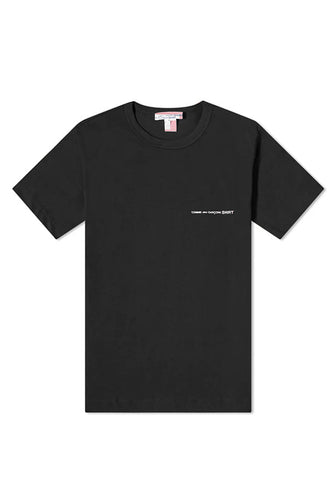 T - SHIRT BLACK SMALL LOGO - THE ROOM BY BASMATEE
