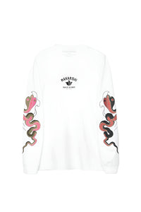 YEAR OF THE SNAKE L/S T-SHIRT WHITE